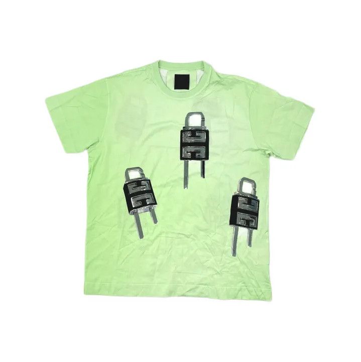 Givenchy Givenchy Lock Pattern Men's SS23 Short Sleeve T-Shirt Size US XL / EU 56 / 4 - 2 Thumbnail