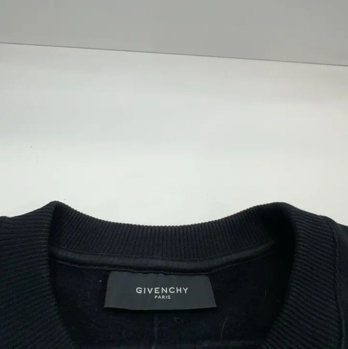 Givenchy Givenchy Black Long-Sleeve Star Stripe Sweatshirt Size US S / EU 44-46 / 1 - 4 Thumbnail