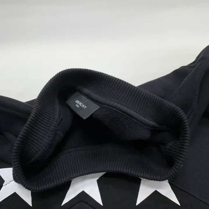 Givenchy Givenchy Black Long-Sleeve Star Stripe Sweatshirt Size US S / EU 44-46 / 1 - 8 Thumbnail