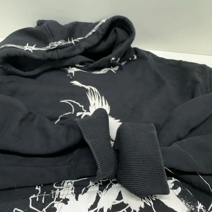 Givenchy Givenchy SS21 Gothic Logo Fleece Hoodie Size US XL / EU 56 / 4 - 10 Thumbnail