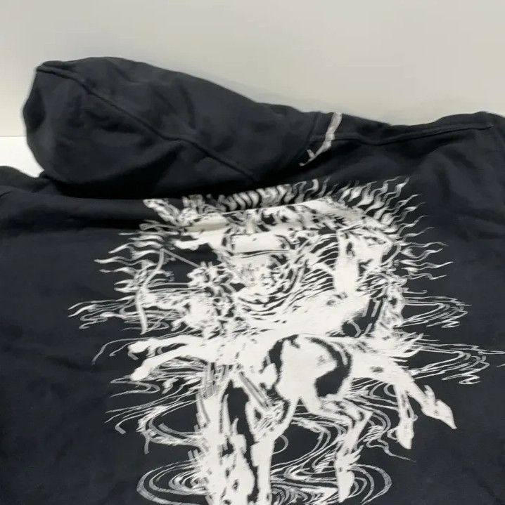 Givenchy Givenchy SS21 Gothic Logo Fleece Hoodie Size US XL / EU 56 / 4 - 12 Thumbnail