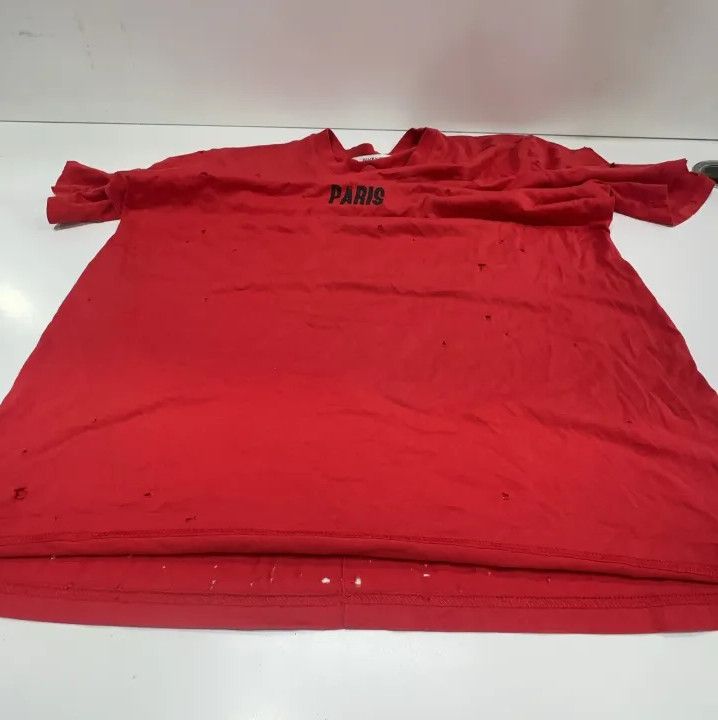 Givenchy Givenchy Letter Print Distressed Short-Sleeve T-Shirt Size US XS / EU 42 / 0 - 8 Thumbnail