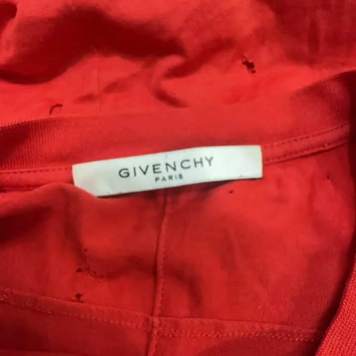 Givenchy Givenchy Letter Print Distressed Short-Sleeve T-Shirt Size US XS / EU 42 / 0 - 4 Thumbnail