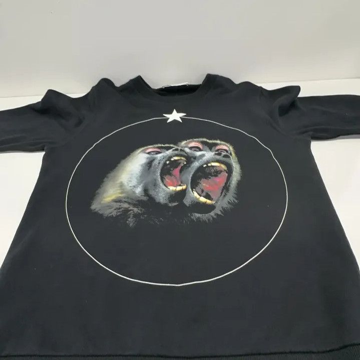 Givenchy Givenchy Logo Print Crewneck Long Sleeve Sweatshirt Size US M / EU 48-50 / 2 - 8 Thumbnail