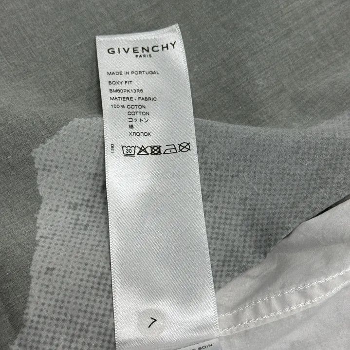 Givenchy Givenchy SS21 Zip Printed Short Sleeve Shirt Size US L / EU 52-54 / 3 - 6 Thumbnail