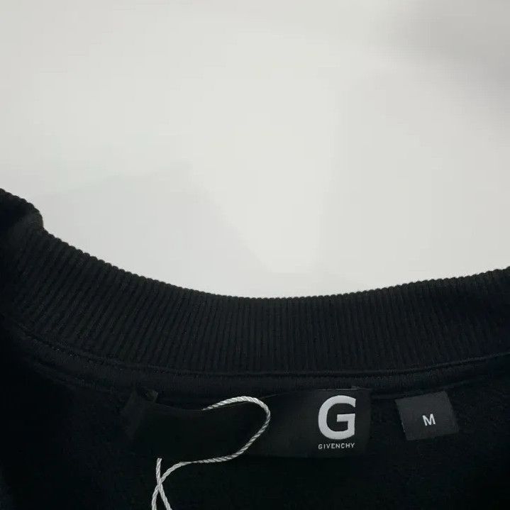 Givenchy Givenchy Men's Solid Crewneck Letter Print Sweatshirt Size US M / EU 48-50 / 2 - 5 Thumbnail