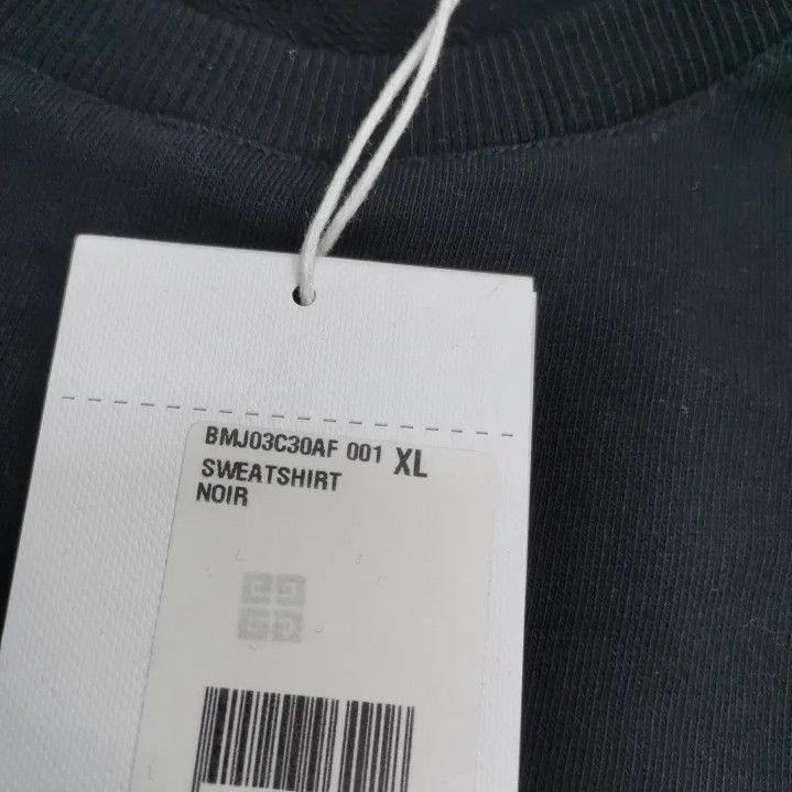 Givenchy Givenchy Logo Round Neck Long Sleeve Sweatshirt Size US XL / EU 56 / 4 - 2 Thumbnail
