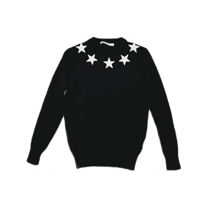 Givenchy Givenchy Men's Star Embroidery Knit Sweater Size US S / EU 44-46 / 1 - 2 Thumbnail