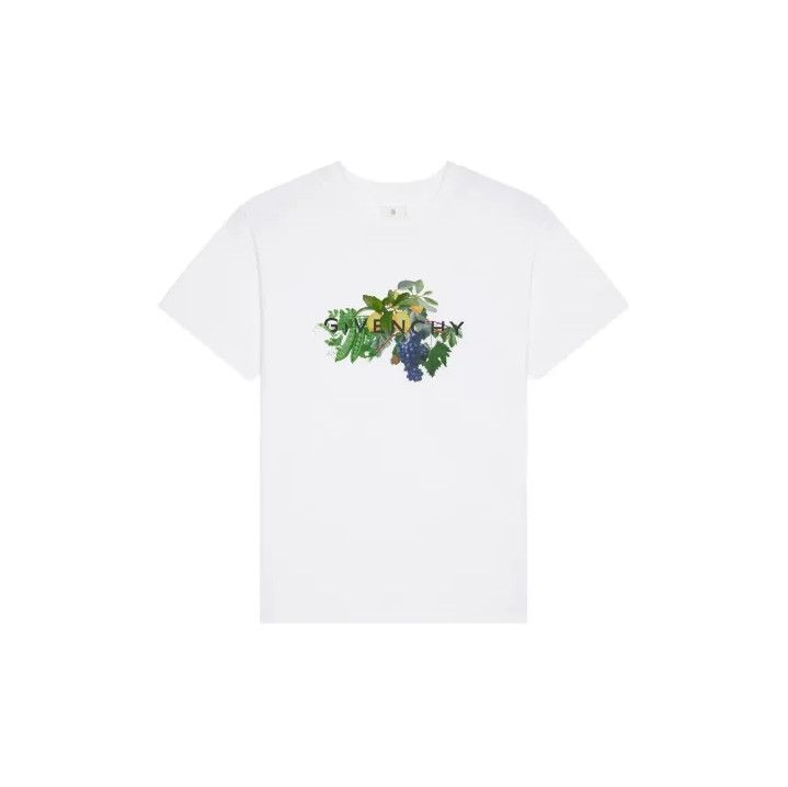 Givenchy Givenchy Men's Plant Fruit Print Short Sleeve T-Shirt Size US XL / EU 56 / 4 - 2 Thumbnail