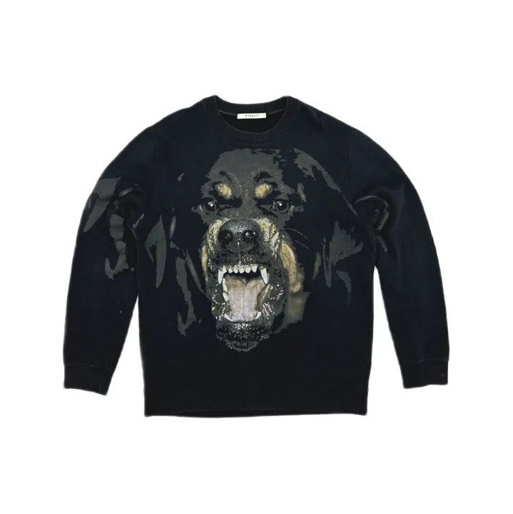 Givenchy Givenchy Classic Dog Print Round Neck Sweatshirt Size US L / EU 52-54 / 3 - 2 Thumbnail