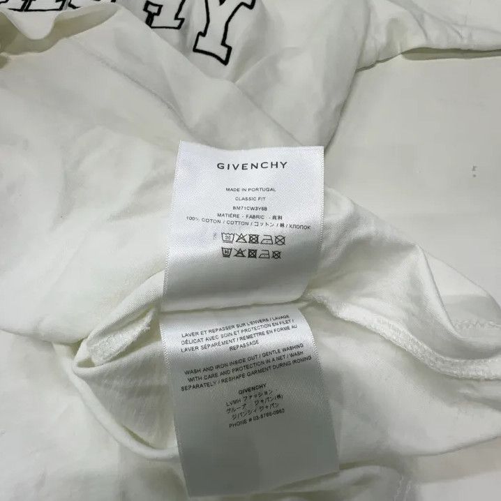 Givenchy Givenchy SS22 Letter Embroidery Short-Sleeve T-Shirt Size US M / EU 48-50 / 2 - 7 Thumbnail