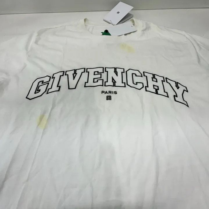 Givenchy Givenchy SS22 Letter Embroidery Short-Sleeve T-Shirt Size US M / EU 48-50 / 2 - 9 Thumbnail