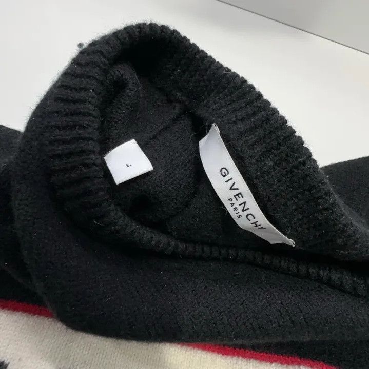 Givenchy Givenchy Men's Striped Band Crewneck Knit Sweater Size US L / EU 52-54 / 3 - 4 Thumbnail