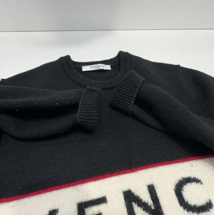 Givenchy Givenchy Men's Striped Band Crewneck Knit Sweater Size US L / EU 52-54 / 3 - 8 Thumbnail