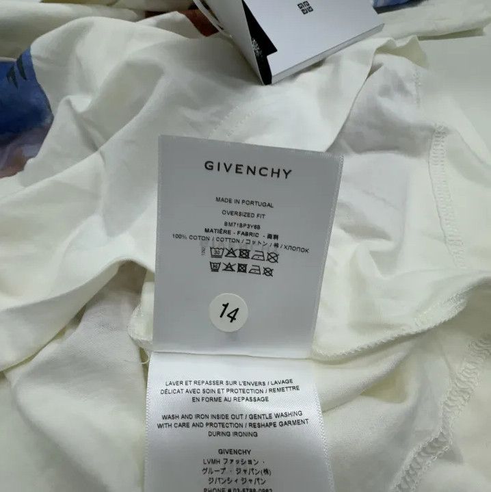Givenchy GIVENCHY x Josh Smith SS22 Cartoon Print Loose T-Shirt Size US XL / EU 56 / 4 - 5 Thumbnail