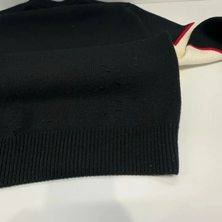 Givenchy Givenchy Men's Logo Intarsia Knit Sweater Size US S / EU 44-46 / 1 - 7 Thumbnail