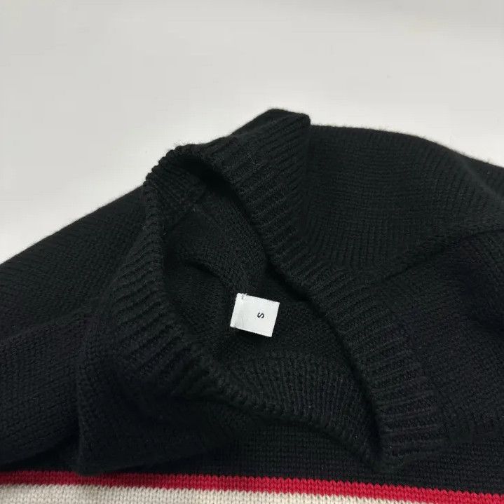 Givenchy Givenchy Men's Logo Intarsia Knit Sweater Size US S / EU 44-46 / 1 - 6 Thumbnail