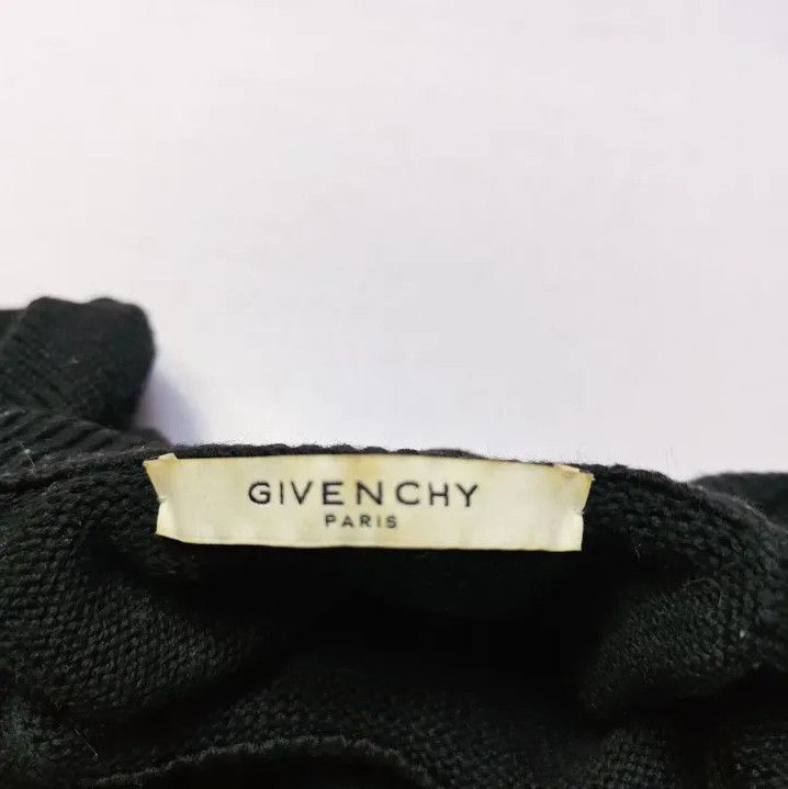 Givenchy Givenchy Men's Logo Intarsia Knit Sweater Size US S / EU 44-46 / 1 - 4 Thumbnail