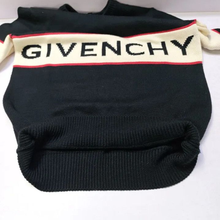 Givenchy Givenchy Men's Logo Intarsia Knit Sweater Size US S / EU 44-46 / 1 - 13 Thumbnail