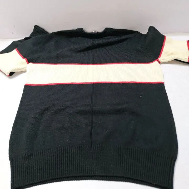 Givenchy Givenchy Men's Logo Intarsia Knit Sweater Size US S / EU 44-46 / 1 - 14 Thumbnail