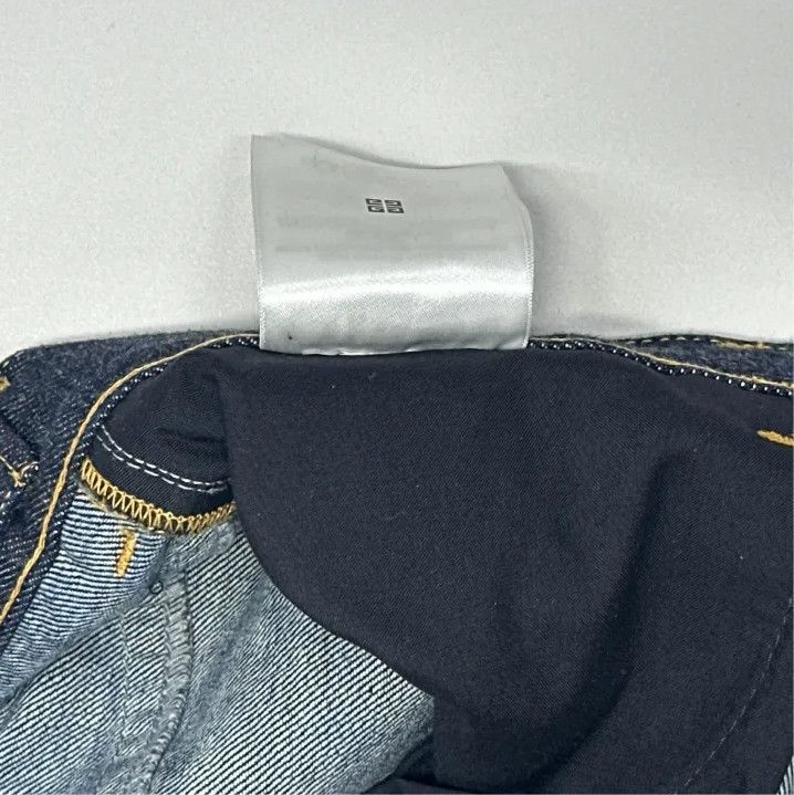 Givenchy Givenchy SS24 Men's Solid Button Mid-Rise Straight Jeans Size US 31 - 2 Thumbnail