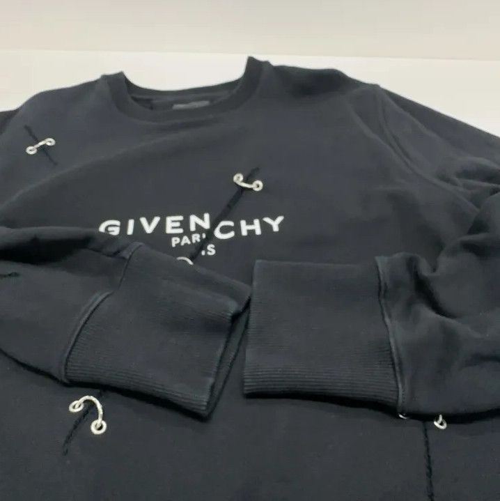 Givenchy Givenchy Logo Print Crewneck Long-Sleeve Sweatshirt Size US L / EU 52-54 / 3 - 9 Thumbnail