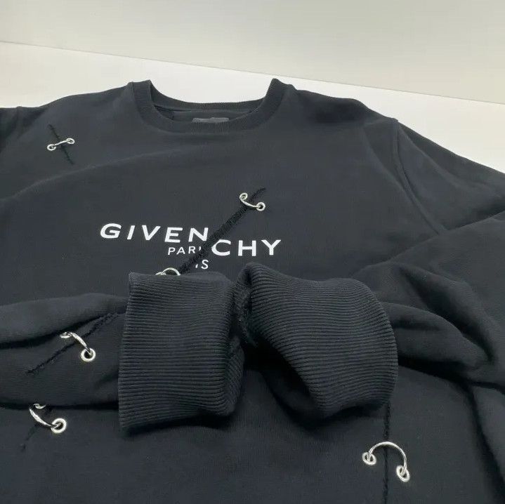 Givenchy Givenchy Logo Print Crewneck Long-Sleeve Sweatshirt Size US L / EU 52-54 / 3 - 10 Thumbnail