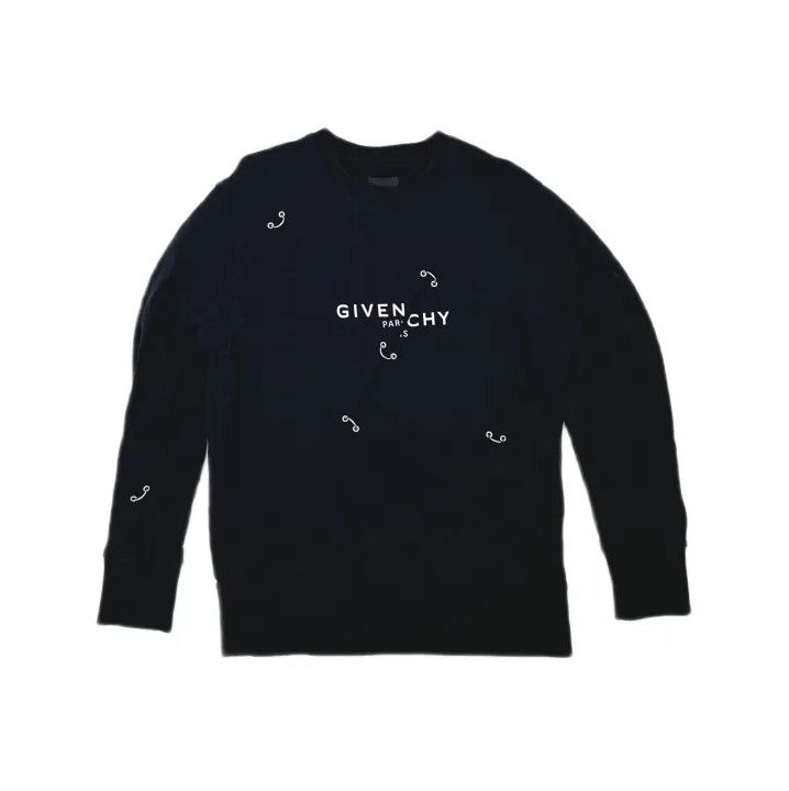 Givenchy Givenchy Logo Print Crewneck Long-Sleeve Sweatshirt Size US L / EU 52-54 / 3 - 2 Thumbnail