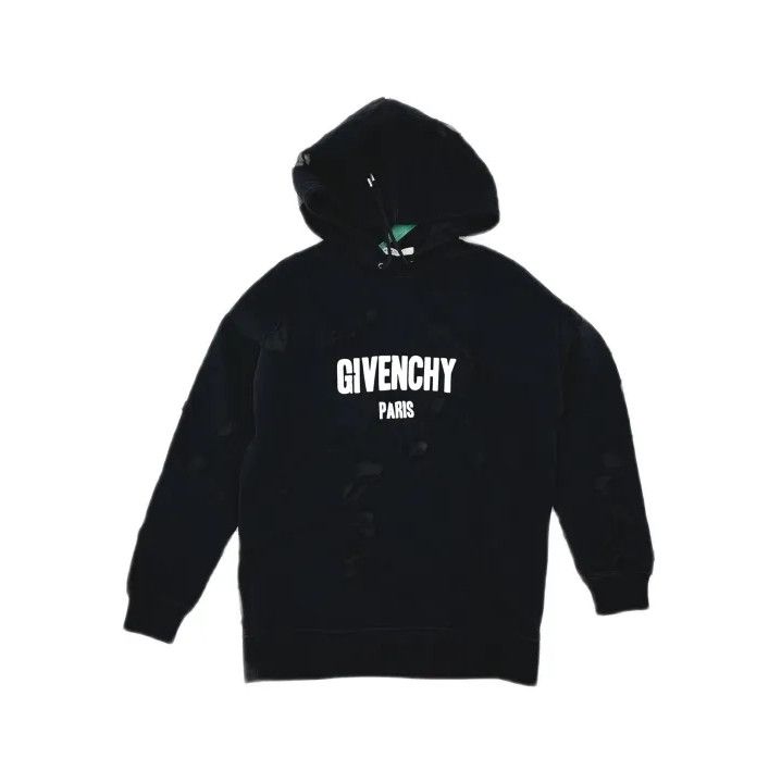 Givenchy Givenchy Logo Print Long-Sleeve Hooded Sweatshirt Size US XS / EU 42 / 0 - 2 Thumbnail