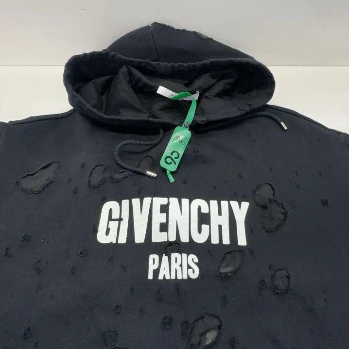 Givenchy Givenchy Logo Print Long-Sleeve Hooded Sweatshirt Size US XS / EU 42 / 0 - 8 Thumbnail