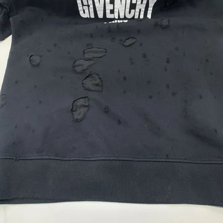 Givenchy Givenchy Logo Print Long-Sleeve Hooded Sweatshirt Size US XS / EU 42 / 0 - 9 Thumbnail