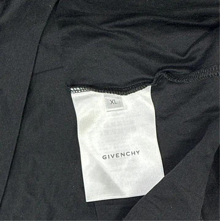 Givenchy Givenchy SS24 Logo Embroidered Men's Short-Sleeve T-Shirt Size US XL / EU 56 / 4 - 3 Thumbnail