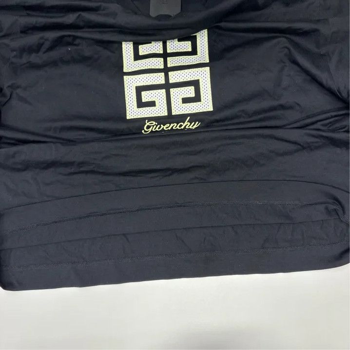 Givenchy Givenchy SS24 Logo Embroidered Men's Short-Sleeve T-Shirt Size US XL / EU 56 / 4 - 7 Thumbnail