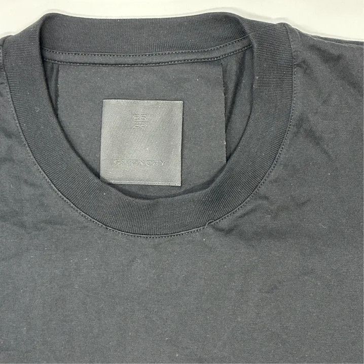 Givenchy Givenchy SS24 Logo Embroidered Men's Short-Sleeve T-Shirt Size US XL / EU 56 / 4 - 5 Thumbnail