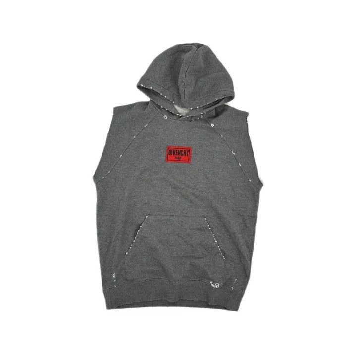 Givenchy Givenchy Sleeveless Hooded Sweatshirt Size US S / EU 44-46 / 1 - 2 Thumbnail