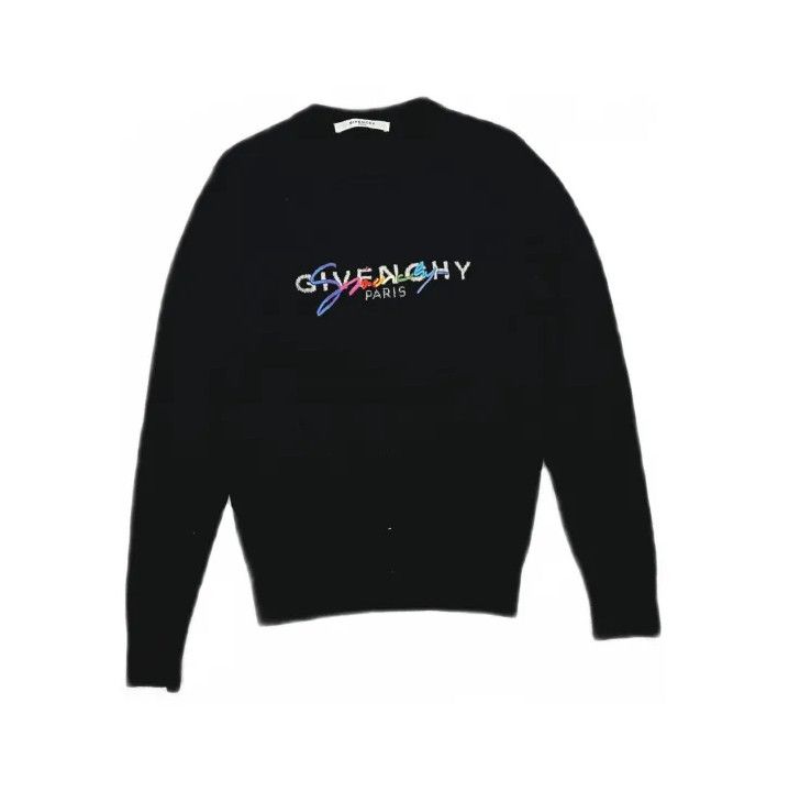 Givenchy Givenchy Men's Letter Logo Wool Sweater Size US XS / EU 42 / 0 - 2 Thumbnail