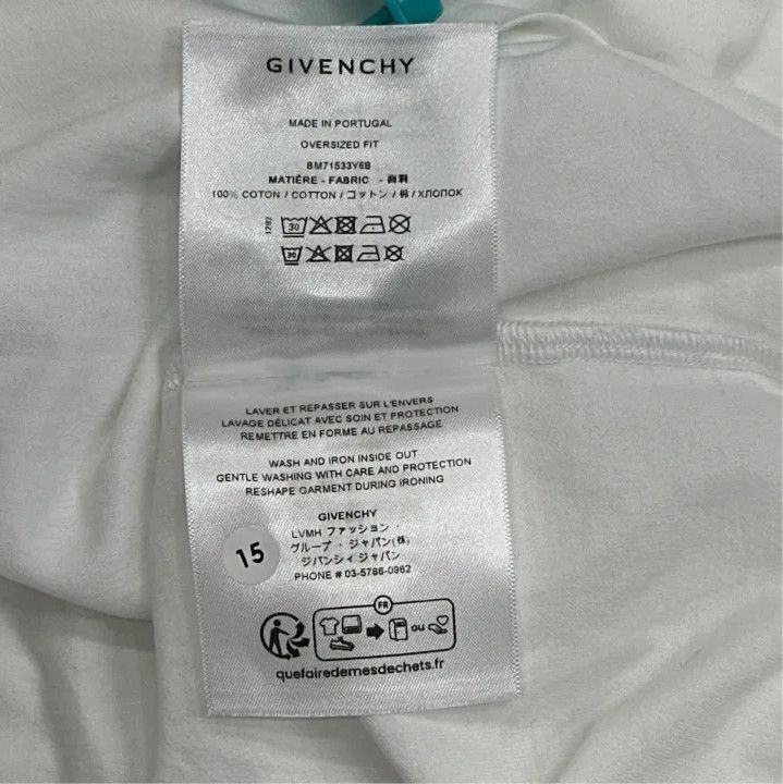 Givenchy Givenchy Logo Print Loose Short-Sleeve T-Shirt Size US M / EU 48-50 / 2 - 2 Thumbnail