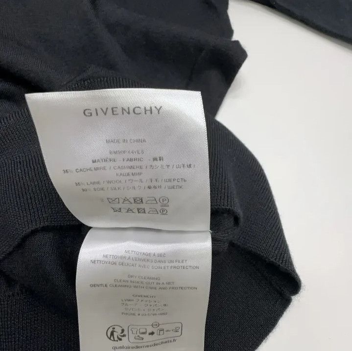 Givenchy Givenchy Logo High Neck Cashmere Sweater Size US S / EU 44-46 / 1 - 2 Thumbnail