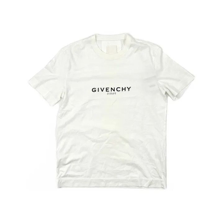 Givenchy Givenchy SS22 Logo Print White Crew Neck T-Shirt Size US XL / EU 56 / 4 - 2 Thumbnail