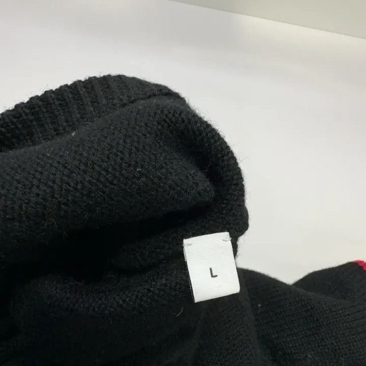 Givenchy Givenchy Men's Ribbon Heavyweight Round Neck Sweater Size US L / EU 52-54 / 3 - 6 Thumbnail