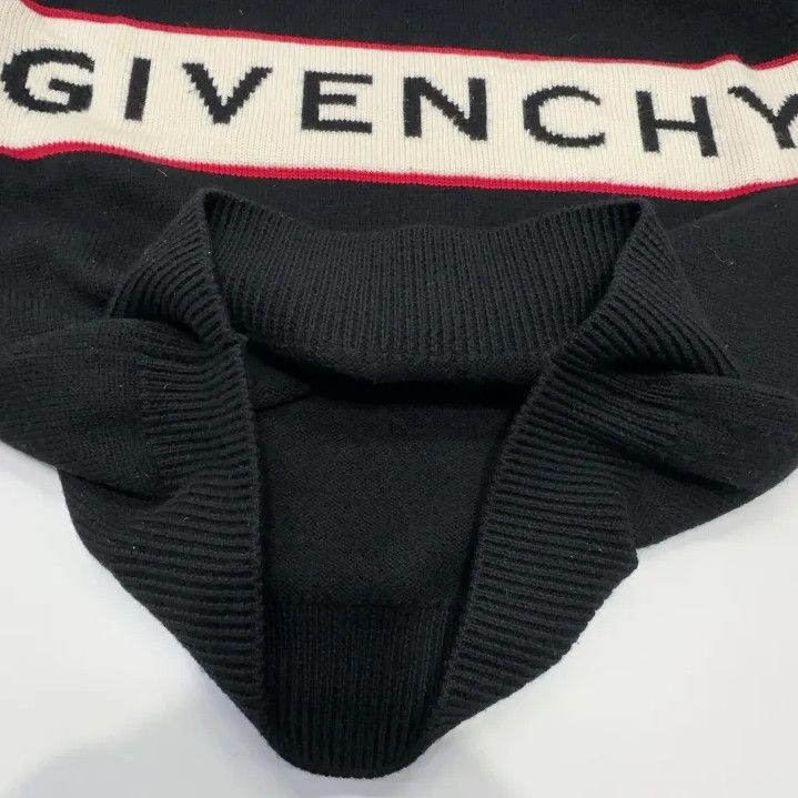 Givenchy Givenchy Men's Ribbon Heavyweight Round Neck Sweater Size US L / EU 52-54 / 3 - 8 Thumbnail