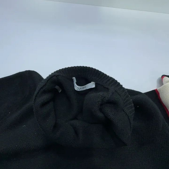 Givenchy Givenchy Men's Ribbon Heavyweight Round Neck Sweater Size US L / EU 52-54 / 3 - 7 Thumbnail