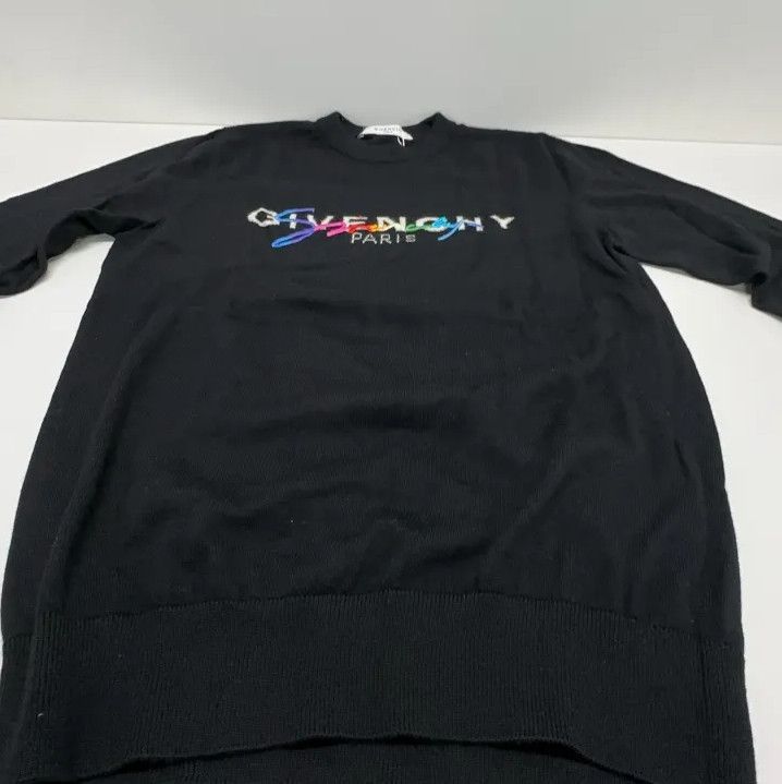 Givenchy Givenchy Men's Logo Wool Long-Sleeve Sweater Size US M / EU 48-50 / 2 - 8 Thumbnail