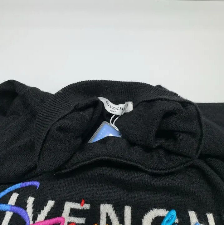 Givenchy Givenchy Men's Logo Wool Long-Sleeve Sweater Size US M / EU 48-50 / 2 - 7 Thumbnail