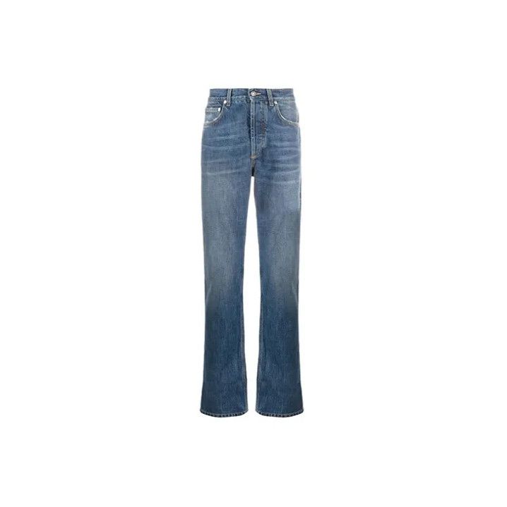 Givenchy Givenchy Men's Stone-Washed Straight-Leg Jeans Size US 29 - 2 Thumbnail