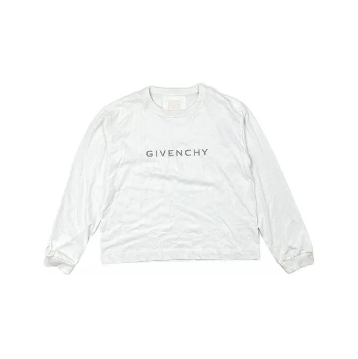 Givenchy Givenchy Men's Letter Print Loose Long-Sleeve T-Shirt Size US XXL / EU 58 / 5 - 2 Thumbnail