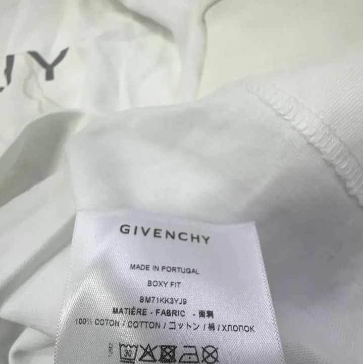 Givenchy Givenchy Men's Letter Print Loose Long-Sleeve T-Shirt Size US XXL / EU 58 / 5 - 4 Thumbnail