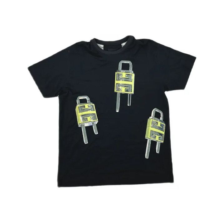Givenchy GIVENCHY Lock Pattern Men's Short-Sleeve T-Shirt Size US S / EU 44-46 / 1 - 2 Thumbnail