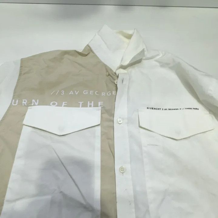 Givenchy Givenchy Colorblock Rear Logo Loose Long-Sleeve Shirt Size US M / EU 48-50 / 2 - 9 Thumbnail