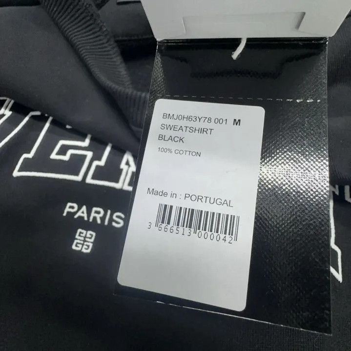 Givenchy Givenchy SS22 Logo Embroidery Long-Sleeve Sweatshirt Size US M / EU 48-50 / 2 - 6 Thumbnail